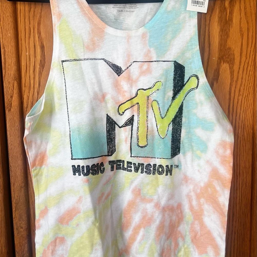 Hot Topic Tie-Dye MTV Tank Top